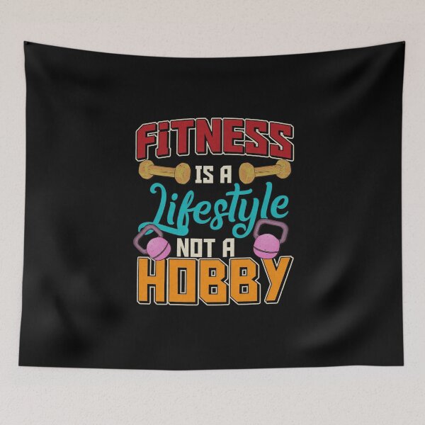 Item preview, Fitness Is A Lifestyle designed and sold by bacababerry.