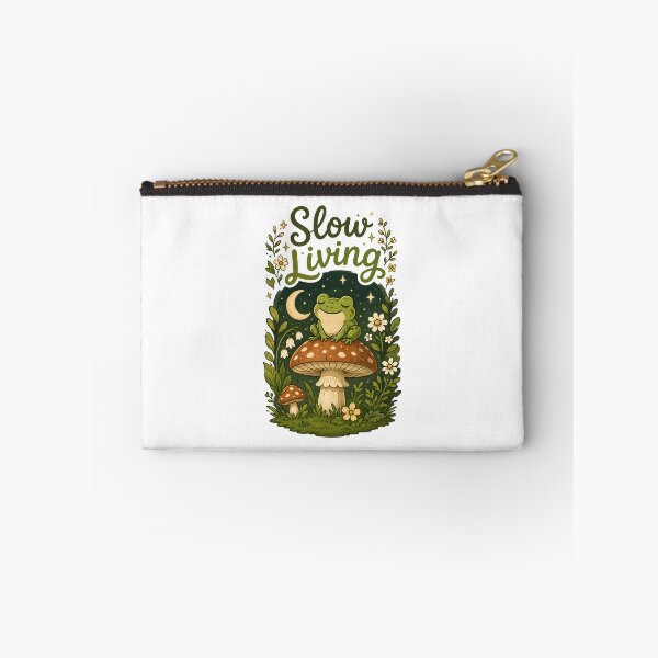 Item preview, Slow Living Cottagecore Frog On Mushroom designed and sold by Mr Lee.