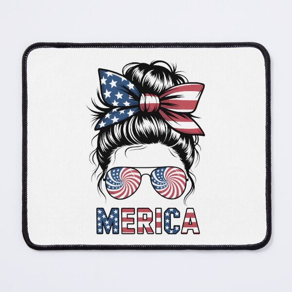 Item preview, Merica 4th of July Messy Bun American Flag Tie Dye designed and sold by TyraYoung.