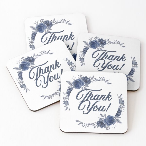 Item preview, Thank You Round Frame Typography Art designed and sold by PriyankaSonara.