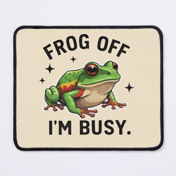 Item preview, Frog Off I’m Busy Funny Introvert Frog Meme Shirt designed and sold by ZyxDes.