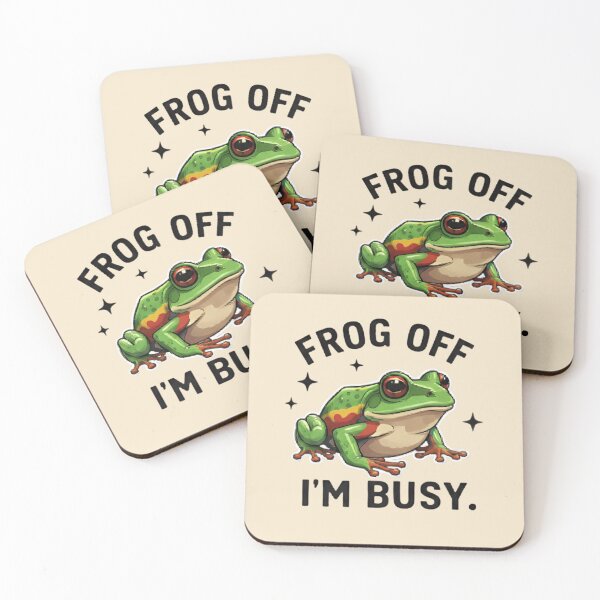 Item preview, Frog Off I’m Busy Funny Introvert Frog Meme Shirt designed and sold by ZyxDes.
