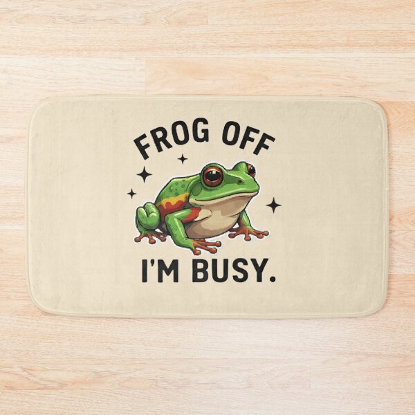 Item preview, Frog Off I’m Busy Funny Introvert Frog Meme Shirt designed and sold by ZyxDes.