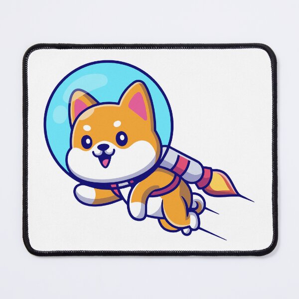 Item preview, Cute Shiba Inu Astronaut Flying with Jetpack designed and sold by Hiromi tanaka.