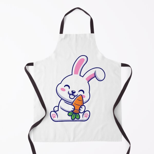 Item preview, Cute Bunny Rabbit Eating Carrot Cartoon designed and sold by Hiromi tanaka.