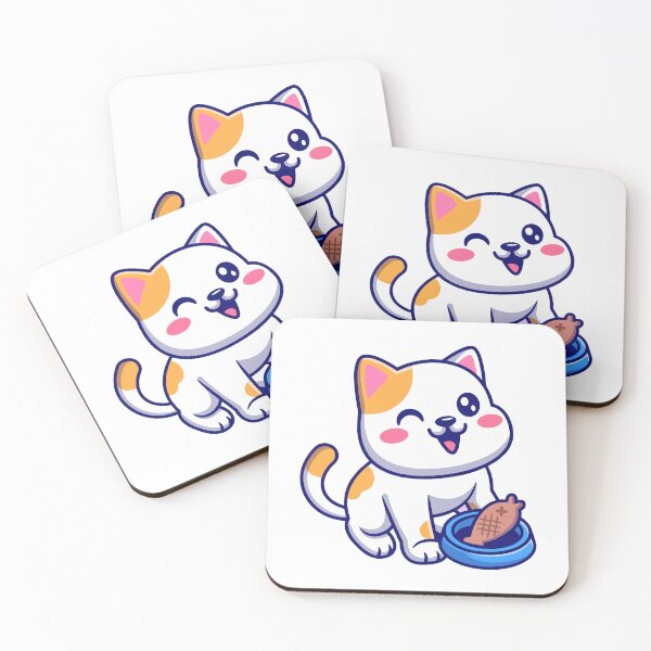 Item preview, Cute Calico Cat Winking with Fish Bowl designed and sold by Hiromi	 tanaka.
