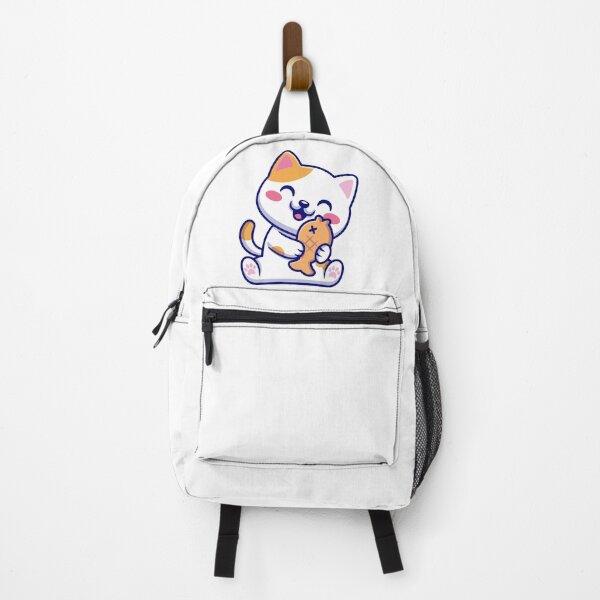 Item preview, Cute Kawaii Cat Hugging Taiyaki Fish Biscuit designed and sold by Hiromi	 tanaka.