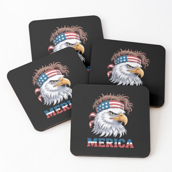 Item preview, Merica Eagle Mullet 4th of July American Flag USA designed and sold by TyraYoung.