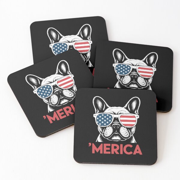Item preview, Merica French Bulldog American Flag 4th of July Frenchie designed and sold by TyraYoung.
