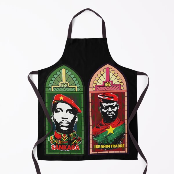 Item preview, Thomas Sankara & Ibrahim Traore Stained Glass - Burkina Faso Pan African Revolutionary Art Black History designed and sold by Youngkev-arts.
