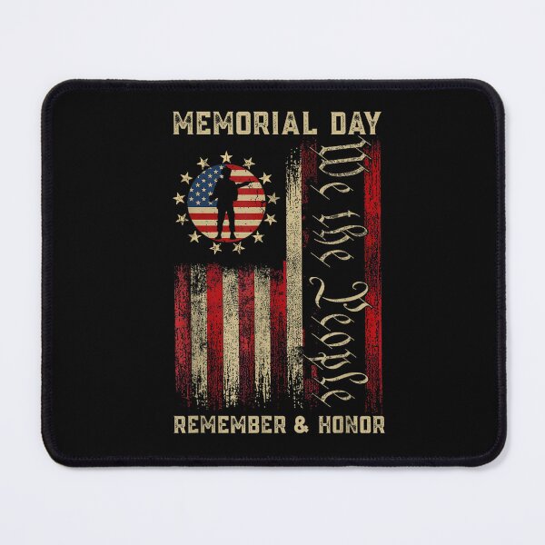 Item preview, memorial day remember & honor patriotic veterans in memory  designed and sold by mariazin.