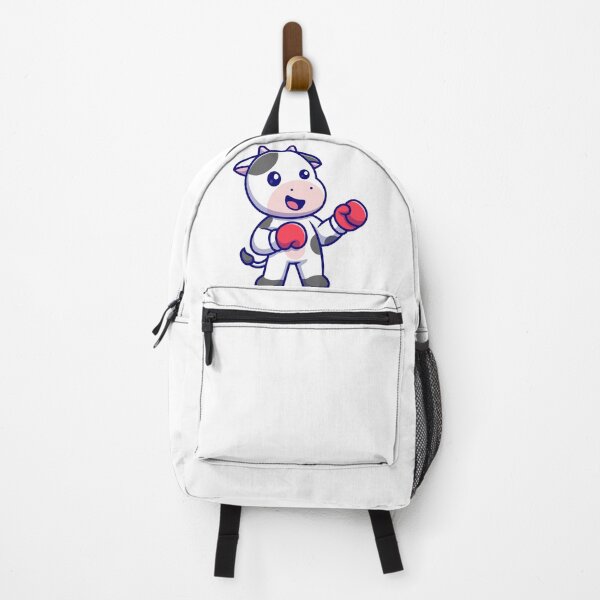 Item preview, Cute Boxing Cow Wearing Red Gloves Cartoon designed and sold by Hiromi	 tanaka.