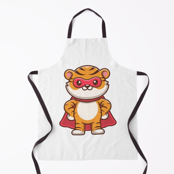 Item preview, Cute Tiger Superhero Character Illustration designed and sold by Hiromi tanaka.
