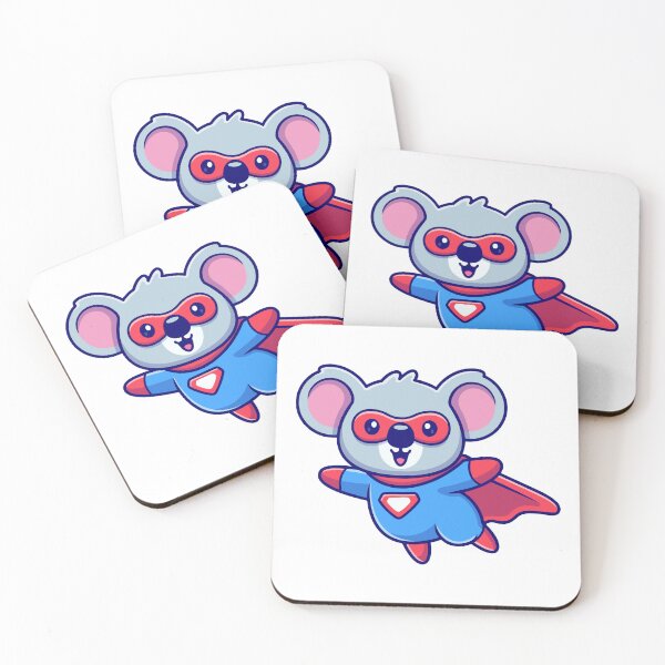 Item preview, Cute Flying Koala Superhero Illustration designed and sold by Hiromi	 tanaka.