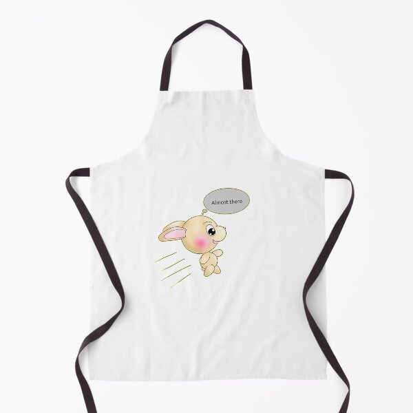 Item preview, Cute Motivational Kawaii Running Rabbit Almost There designed and sold by BalRaju-Doodles.