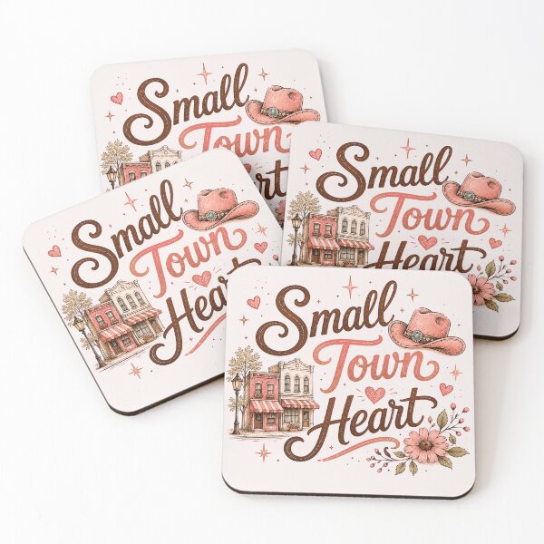 Item preview, Small Town Heart  designed and sold by PamLeeDesign.