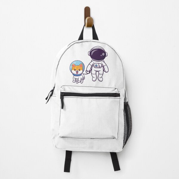 Item preview, Cute Astronaut Walking Space Dog Illustration designed and sold by Hiromi tanaka.