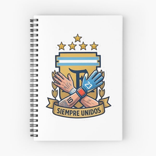 Item preview, Argentina Football Siempre Unidos Messi 10 and Dibu Martinez 23 | Messi Argentina Football Fan Art designed and sold by iamamiraj.