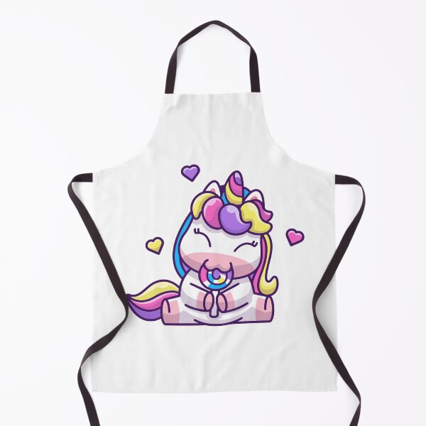 Item preview, Cute Rainbow Unicorn Eating Lollipop Candy designed and sold by Hiromi tanaka.