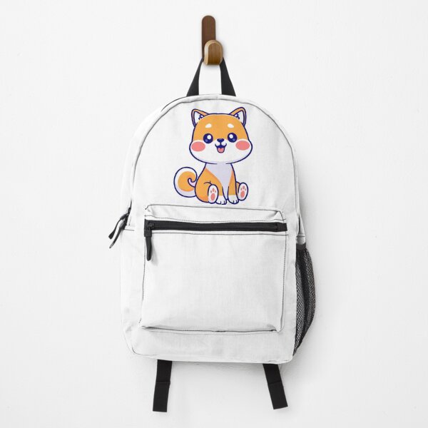 Item preview, Cute Sitting Shiba Inu Puppy Illustration designed and sold by Hiromi tanaka.