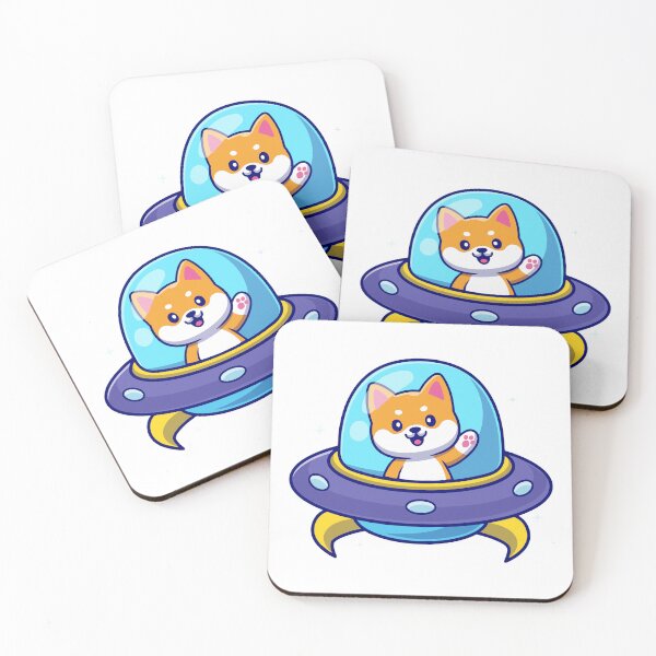 Item preview, Cute Shiba Inu Dog Riding Spaceship UFO designed and sold by Hiromi	 tanaka.