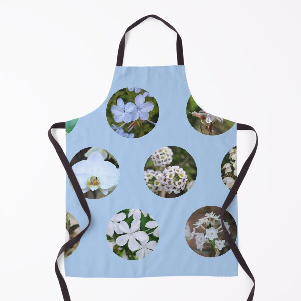 Item preview, White and Pale Blue Flowers designed and sold by OfPaperAndScissors.