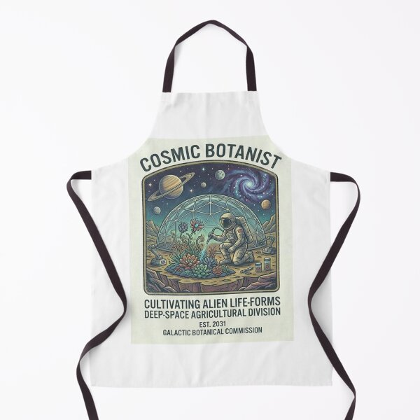 Item preview, Cosmic Botanist Alien Life Forms Shirt | Retro Space Agriculture Sci-Fi Astronaut T-Shirt designed and sold by Baby Adee Collective.