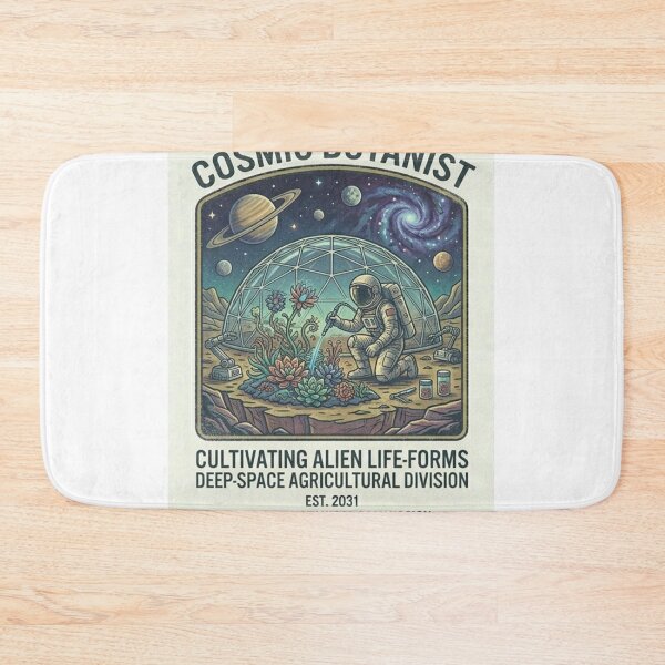 Item preview, Cosmic Botanist Alien Life Forms Shirt | Retro Space Agriculture Sci-Fi Astronaut T-Shirt designed and sold by Baby Adee Collective.