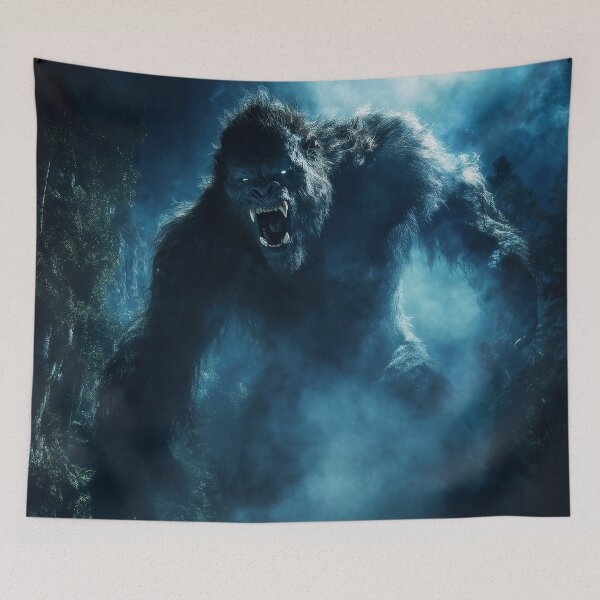 Item preview, CRYPTIDS - Sasquatch in the mistery moonlight designed and sold by MetusArt.