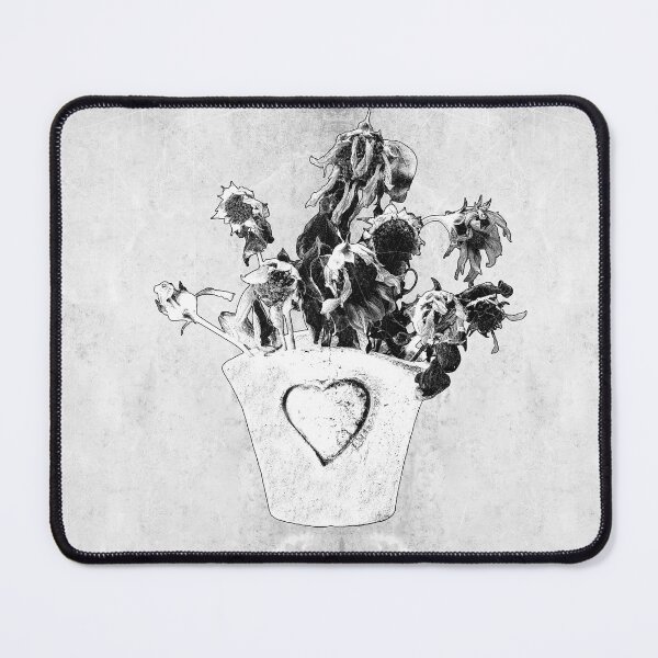 Item preview, Dead Dried Sunflowers Dark Floral Melancholy Art designed and sold by Ghoul Enterprises.