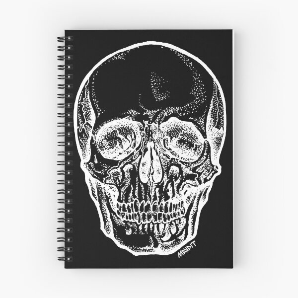 Artikelvorschau, Dotwork Negativ Schädel Tattoo entworfen und verkauft von MauDitTattoo.
