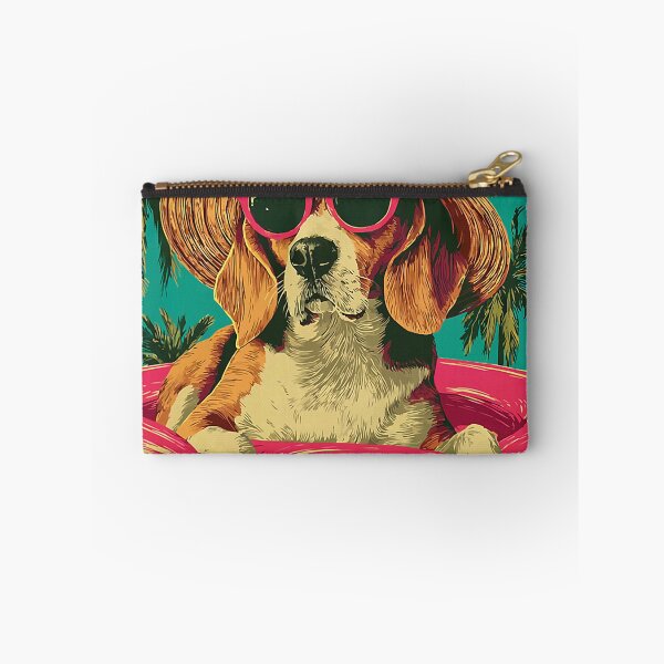Item preview, Summer Beagle with Sunglasses Cute Dog Tropical Pool Party designed and sold by Littermin.