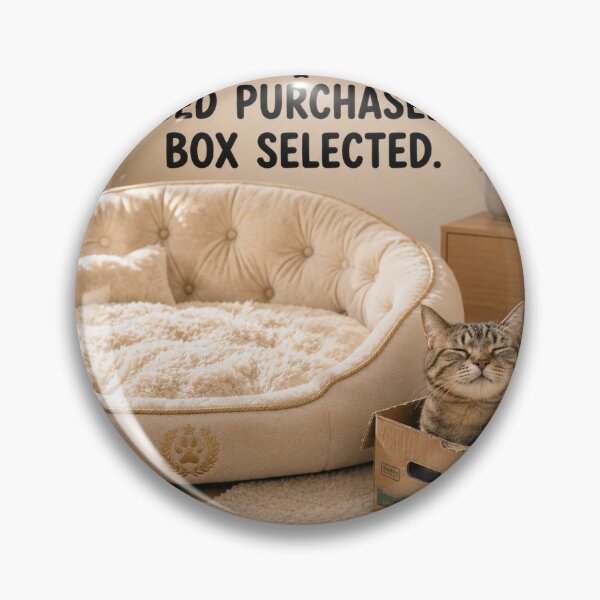 Item preview, Cat Logic Bed Purchased Box Selected designed and sold by LovelyCatGalaxy.