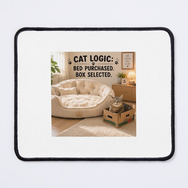 Item preview, Cat Logic Bed Purchased Box Selected designed and sold by LovelyCatGalaxy.