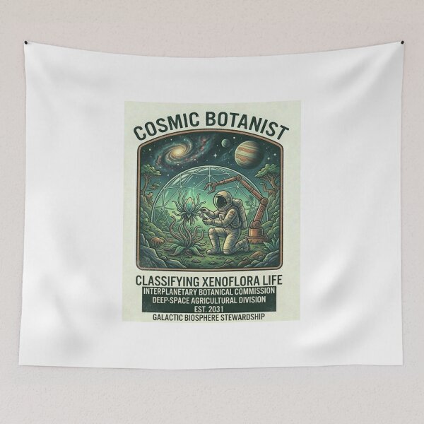 Item preview, Cosmic Botanist Shirt Retro Sci-Fi Alien Plant Explorer T-Shirt | Space Botanist Vintage Graphic Tee designed and sold by Baby Adee Collective.