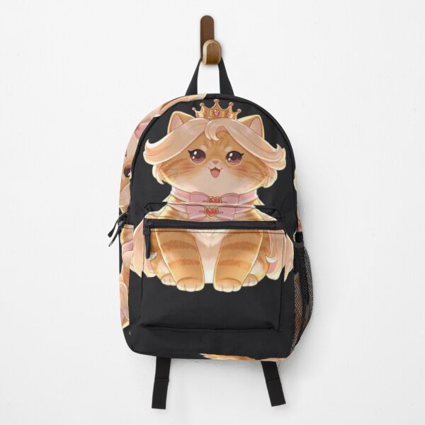 Item preview, Cute Ginger Princess Cat Kawaii Art designed and sold by Luna's World - Moody Vibes Studio.