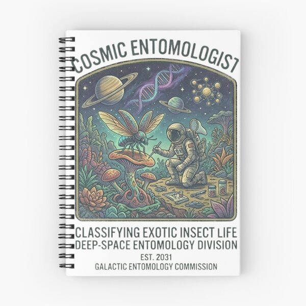 Item preview, Cosmic Entomologist Shirt Retro Alien Insect Hunter T-Shirt | Sci-Fi Space Explorer Tee designed and sold by Baby Adee Collective.