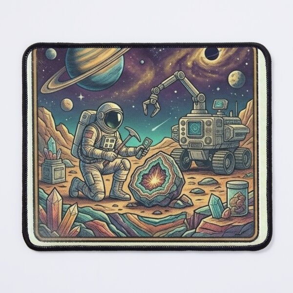 Item preview, Cosmic Geologist Shirt Vintage Sci-Fi Space Mining T-Shirt | Alien Planet Explorer Tee designed and sold by Baby Adee Collective.