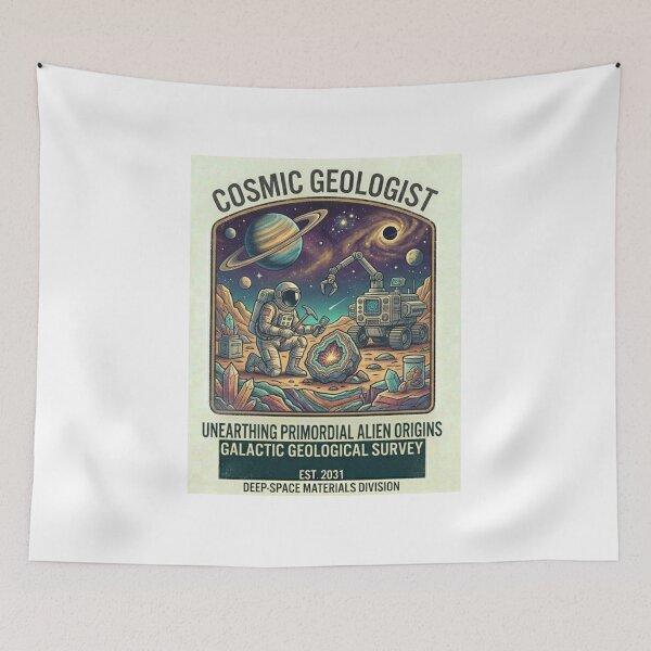 Item preview, Cosmic Geologist Shirt Vintage Sci-Fi Space Mining T-Shirt | Alien Planet Explorer Tee designed and sold by Baby Adee Collective.