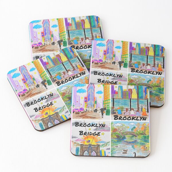 Item preview, NYC Collage Illustration  designed and sold by bewitchedcuties.