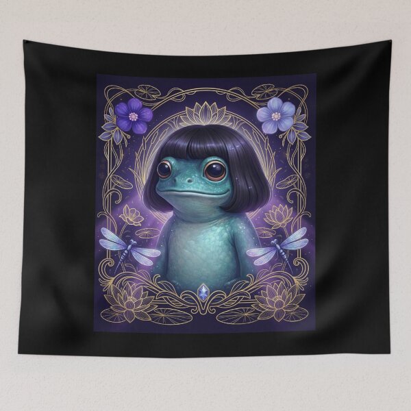 Item preview,  Funny Frog Bob Haircut Meme Funny Frog designed and sold by super-think.