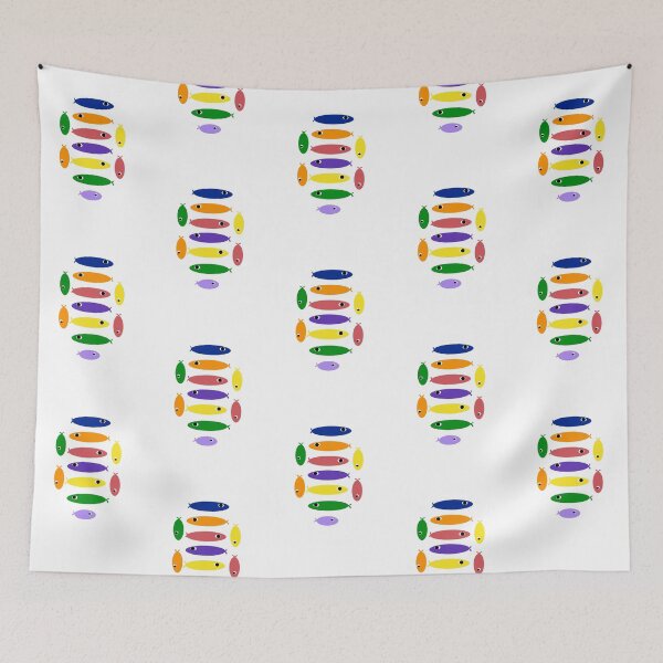 Item preview, Colorful Fish Pattern designed and sold by Elaine M Hayward .
