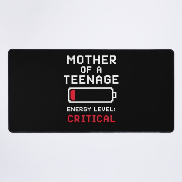 Item preview, Mother of Teenage Energy Level Critical Retro Pixel Style designed and sold by super-think.