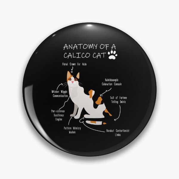 Item preview, Calico Cat Anatomy - Funny Calico Cat Mom Gift designed and sold by Petensity.