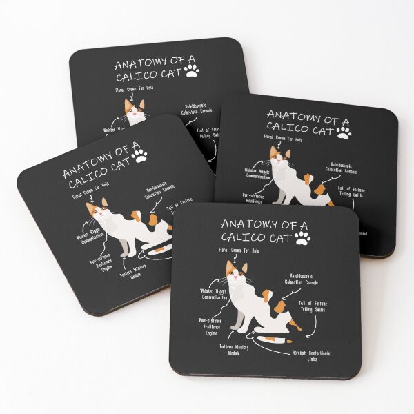 Item preview, Calico Cat Anatomy - Funny Calico Cat Mom Gift designed and sold by Petensity.