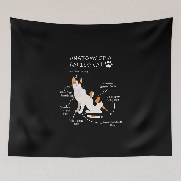 Item preview, Calico Cat Anatomy - Funny Calico Cat Mom Gift designed and sold by Petensity.