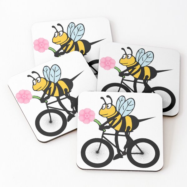 Item preview, Bee with Bicycle Kindness and Positivity  designed and sold by ArtsyExplorer.