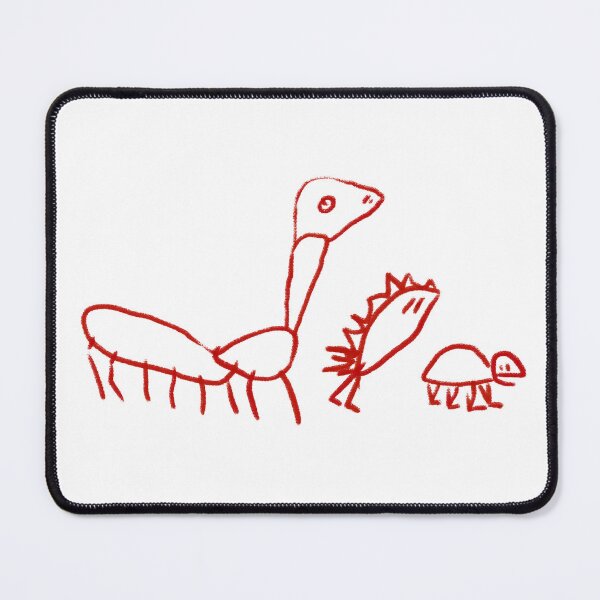 Item preview, Scribble-Style Whimsical Childlike Drawing Trio designed and sold by LukianArtPrint.