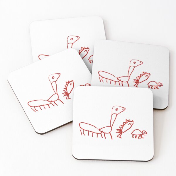Item preview, Scribble-Style Whimsical Childlike Drawing Trio designed and sold by LukianArtPrint.