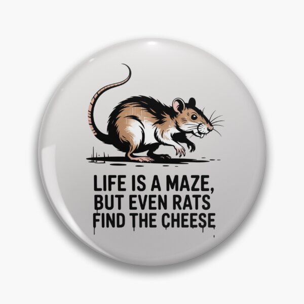 Item preview, Banksy Rat - Life is a maze, but even rats find the cheese designed and sold by 123ks.
